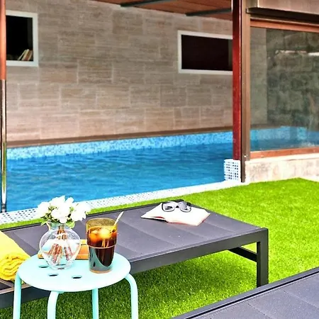 With Pool And Beautiful Architecture Вилла